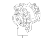 Toyota 4Runner Alternator Pulley Diagram - 27415-0W063