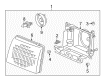 1996 Toyota Tacoma Headlight Diagram - 90080-81028