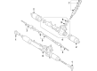 2002 Toyota Camry Power Steering Hose Diagram - 44410-06160