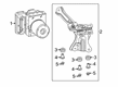 2024 Toyota Corolla ABS Control Module Diagram - 44050-12K81