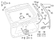 2018 Toyota C-HR Rear Door Striker Diagram - 69430-28050