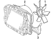 Toyota 4Runner Fan Shroud Diagram - 16711-65010