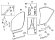 Toyota Camry Door Seal Diagram - 62312-06210