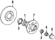 1984 Toyota Corolla Hydraulic Hose Diagram - 96960-32105