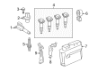 Scion tC Mass Air Flow Sensor Diagram - 22204-0V010