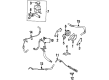 1996 Toyota Avalon Power Steering Hose Diagram - 44416-07010