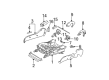 2002 Toyota Camry Seat Motor Diagram - 85820-33020