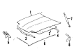 Toyota Celica Emblem Diagram - 75303-14020