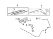 2022 Toyota RAV4 Prime Windshield Washer Nozzle Diagram - 85391-42030