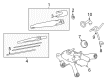 Toyota RAV4 Windshield Washer Nozzle Diagram - 85391-42020