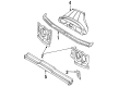 1994 Toyota Previa Radiator Support Diagram - 53205-28090