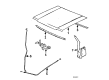 Toyota Tercel Hood Latch Diagram - 53510-16080