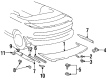 1992 Toyota Celica Spoiler Diagram - 76085-20906