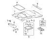 Toyota Matrix Dome Light Diagram - 81260-02340-B0