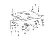 Toyota Sun Visor Diagram - 74320-AA232-B1