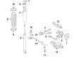 2013 Scion tC Coil Spring Insulator Diagram - 48257-75010