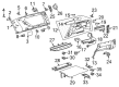 2008 Toyota 4Runner Cup Holder Diagram - 66991-60020-B1