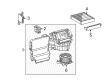 2019 Toyota Sienna Blower Motor Diagram - 87103-08110