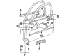 Toyota Corolla Door Seal Diagram - 68171-12160