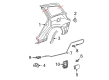 Toyota Fuel Door Diagram - 77350-02021