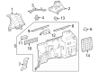 2022 Toyota Sienna Cup Holder Diagram - 64746-08020-A0