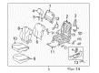 2011 Toyota Camry Seat Cover Diagram - 71072-06870-E1