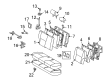 Toyota Matrix Seat Cushion Diagram - 71651-02310