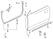 2000 Toyota Celica Window Regulator Diagram - 69802-20310