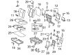 Toyota 4Runner Seat Cushion Diagram - 71651-60500