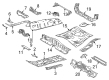 Toyota Corolla Cross Rear Crossmember Diagram - 57606-0A030