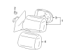 2011 Toyota Yaris Car Mirror Diagram - 87910-52800