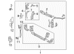 2009 Toyota Camry Radiator Support Diagram - 53203-06091