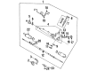 1991 Toyota Tercel Steering Column Cover Diagram - 45180-16120-01