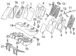 2023 Toyota Camry Seat Cushion Diagram - 71651-06710