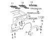 Toyota Tacoma Emblem Diagram - 75471-04030