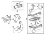 2011 Toyota Matrix Air Intake Coupling Diagram - 17881-0T040