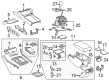 2011 Toyota Avalon Center Console Base Diagram - 58810-07061-A1