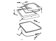 1987 Toyota Corolla Liftgate Lift Support Diagram - 68950-19445