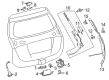 2017 Toyota RAV4 Liftgate Lift Support Diagram - 68920-09080