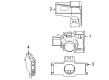 2017 Toyota Mirai Parking Assist Distance Sensor Diagram - 89341-78010-A2