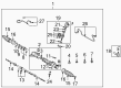 2015 Toyota Prius C Fuel Line Clamps Diagram - 90467-19021