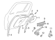 2001 Toyota Echo Window Regulator Diagram - 69840-52020