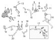 2019 Toyota Camry Thermostat Gasket Diagram - 16345-F0010