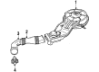 1988 Toyota Tercel Air Intake Coupling Diagram - 17881-11100