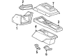 1986 Toyota Tercel Center Console Base Diagram - 58802-16010-06