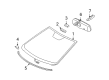 2014 Toyota Venza Car Mirror Diagram - 87810-0T040