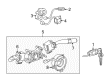 1999 Toyota Corolla Ignition Lock Cylinder Diagram - 69057-12340