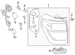 2021 Toyota 4Runner Back Up Light Diagram - 81561-35392