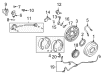 1995 Toyota Tacoma ABS Control Module Diagram - 89540-35081