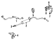 1986 Toyota 4Runner Exhaust Pipe Diagram - 17410-54390